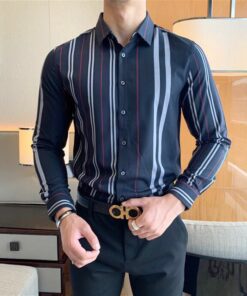 Best Selling Limited Edition Luxury Brand Long Sleeve Button Shirt TL3008007