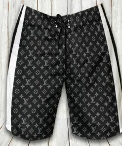 Black Fashion Logo  Brand Shorts For Men Hot  PEAa400016