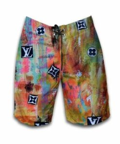 Colorful Fashion Logo  Brand Shorts For Men Hot  PEA400020