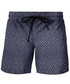 navy white logo pattern Beach Shorts Swim Trunks Hot  PEA400023