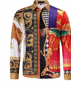 Limited Edition  Long Sleeve Button Shirt for Men Hot  9alaxies600