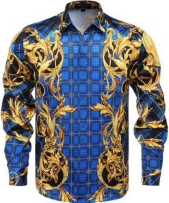 Limited Edition  Long Sleeve Button Shirt for Men Hot  9alaxies586