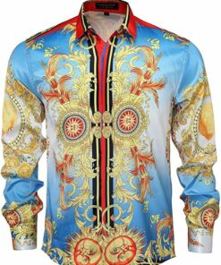 Limited Edition  Long Sleeve Button Shirt for Men Hot  9alaxies587
