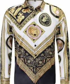 Limited Edition  Long Sleeve Button Shirt for Men Hot  9alaxies603