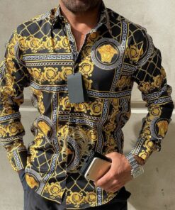 Limited Edition  Long Sleeve Button Shirt for Men Hot  LIV1050