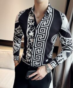 Limited Edition  Long Sleeve Button Shirt for Men Hot  Max-00321