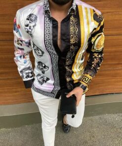 Limited Edition  Long Sleeve Button Shirt for Men Hot  PEA31106