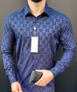 Limited Luxury Brand  Long Sleeve Button Shirt for Men Hot  LIGL1167