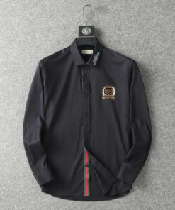 Limited Luxury Brand  Long Sleeve Button Shirt for Men Hot  PEA350010