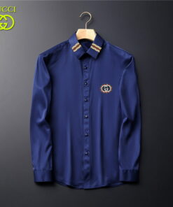 Limited Luxury Brand  Long Sleeve Button Shirt for Men Hot  PEA350013