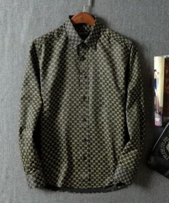 Limited Luxury Brand  Long Sleeve Button Shirt for Men Hot  PEA350015