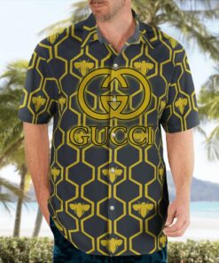 gucci bees luxury brand premium fashion hawaii shirt for men PEA31219