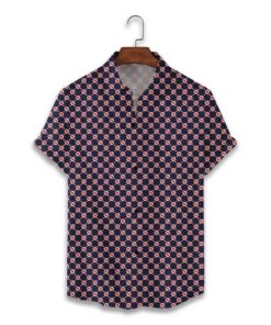gucci red black luxury brand fashion hawaii shirt for men PEA31248