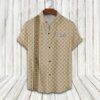 gucci cream luxury brand fashion hawaii shirt for men PEA31252