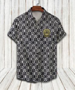 Versace medusa caro luxury brand premium fashion hawaii shirt for men PEA31215