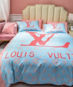 Luxury  Pastel Logo Bedding Set