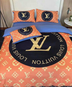 Best  Golden Logo in Black Circle Bedding Set