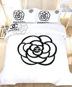 Chanel Signature Flower Bedding Set Queen