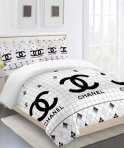 Best Chanel White Caro Background Bedroom Set