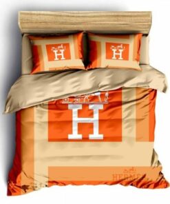 Similar Orange Hermes Bedding Set