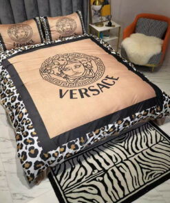 Leopard Skin With Beige   Bedding Set