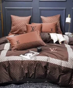 In Brown Background Bedding Set