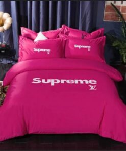 Supreme Pinky Luxury Brand Bedding Set LVT00031
