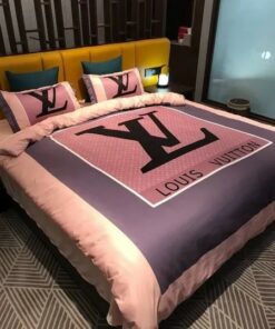 Purple Pinky Luxury Brand Bedding Set LVT00047