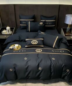 Black Premium Luxury Bedding Set  LVT00067