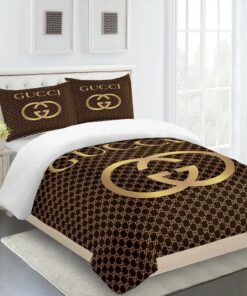 Brown Premium Fashion Limited Luxury Bedding Set Home Decor LVT00072