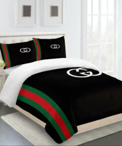 Black Premium Limited Luxury Fashion Bedding Set Home Decor LVT00076