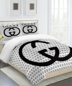 Logo Premium Luxury Fashion Limited Bedding Set Home Decor LVT00083