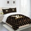 Brown Luxury Brand Limited Fashion Premium Bedding Set Home Decor LVT00094