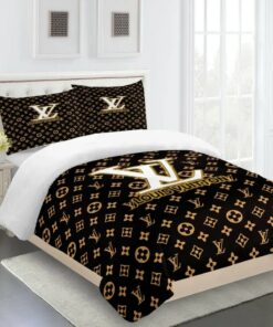 Brown Luxury Brand Limited Fashion Premium Bedding Set Home Decor LVT00094