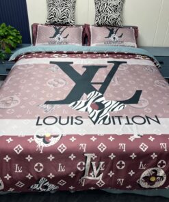 Blue Monogram Luxury Brand Bedding Set LVT00461