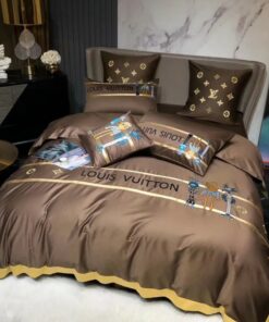 Brown Luxury Brand Premium Bedding Set LVT00514