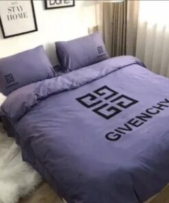 Givenchy Violet Luxury Brand High End Premium Bedding Set Home Decor LVT00538