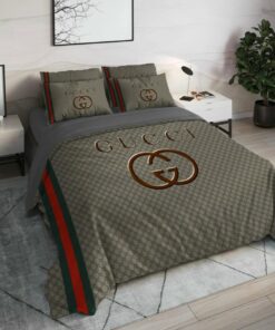 Khaki Luxury High End Premium Bedding Set Home Decor LVT00543