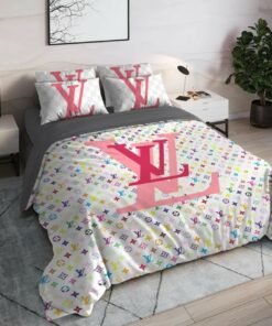 Colorful Luxury Brand High End Premium Bedding Set Home Decor LVT00550
