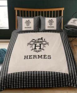 Hermes Luxury Brand Premium Fashion Limited Bedding Set Home Decor LVT00753