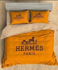Hermes Luxury Brand Premium Fashion Limited Bedding Set Home Decor LVT00757