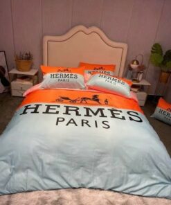 Hermes Luxury Brand Premium Fashion Limited Bedding Set Home Decor LVT00772
