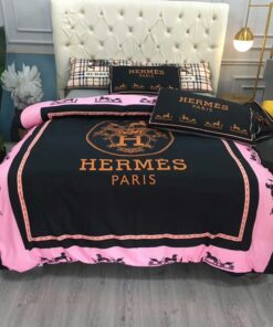 Hermes Luxury Brand Premium Fashion Limited Bedding Set Home Decor LVT00780