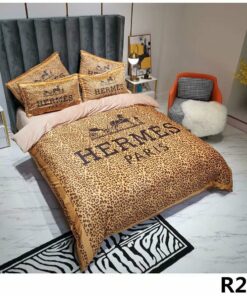Hermes Luxury Brand Premium Fashion Limited Bedding Set Home Decor LVT00793