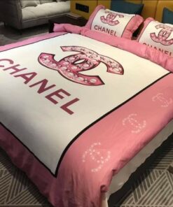 Chanel Pinky Luxury Brand Bedding Set Home Decor LVT00952