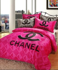 Chanel Pinky Premium Luxury Bedding Set Home Decor LVT00956
