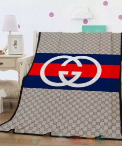 Luxury Brand Khaki Pattern Blanket