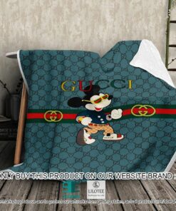 Luxury Brand Mickey Mouse Blue Blanket – LIMITED EDITION