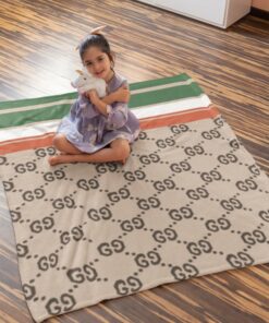 Luxury Brand Light Luxury Logo Premium Blanket Fleece Home Decor LVT00105