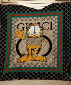 Luxury Brand Garfield Logo Luxury Premium Quilt Blanket Fleece Home Decor LVT00119